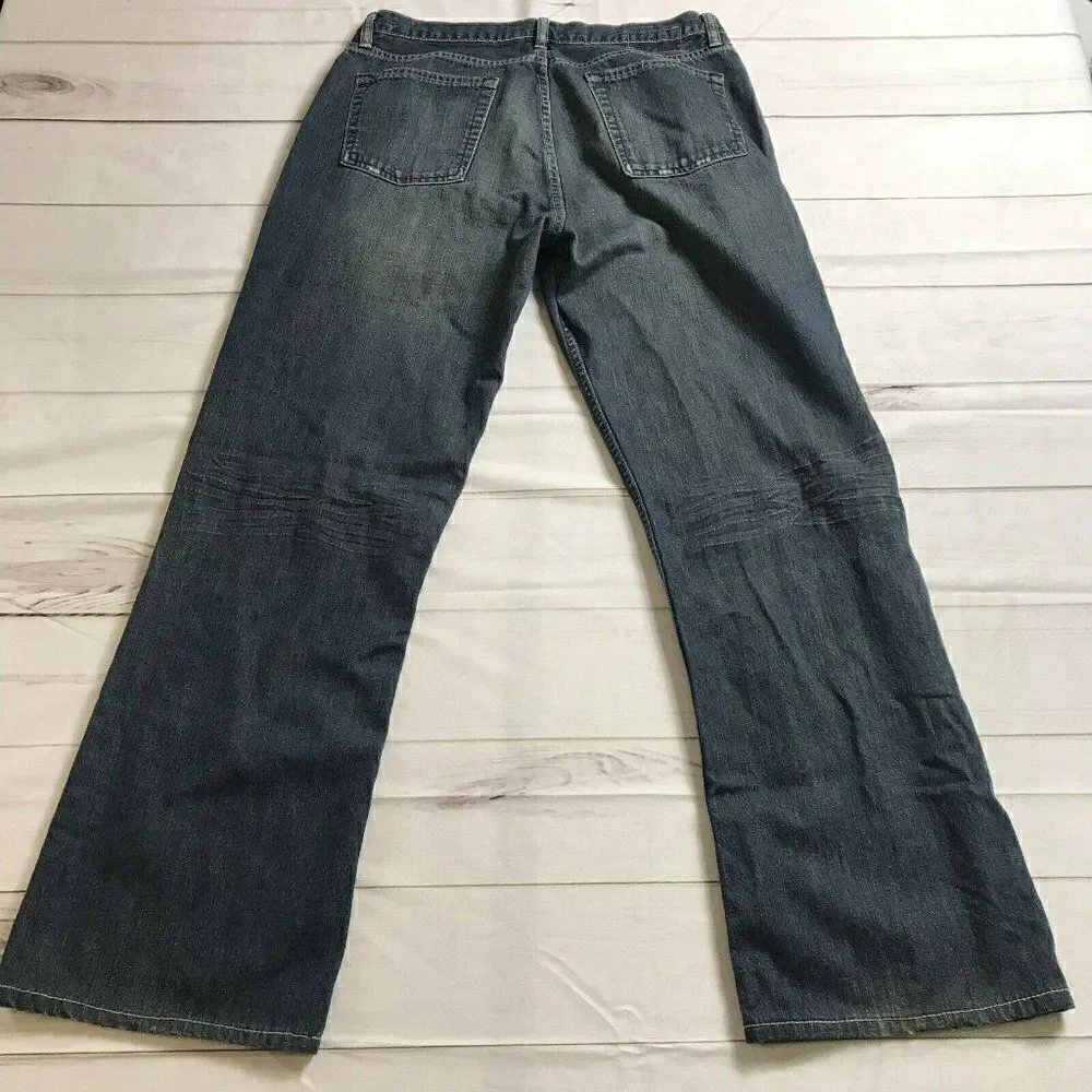 Banana Republic Mens Blue Straight Leg Jeans Sz 34